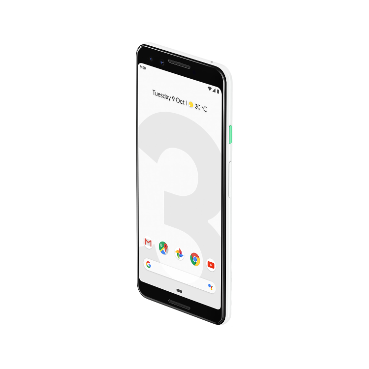 Refurbished Google Pixel 3 Clearly White 5.5" 64GB 4G Unlocked & SIM Free Smartphone