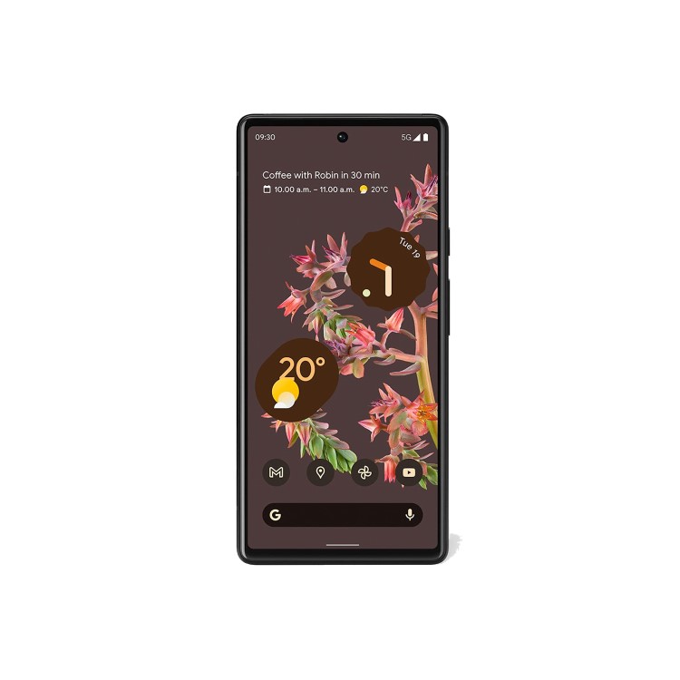 Refurbished Google Pixel 6 Stormy Black 6.4" 128GB 5G Unlocked & SIM Free Smartphone