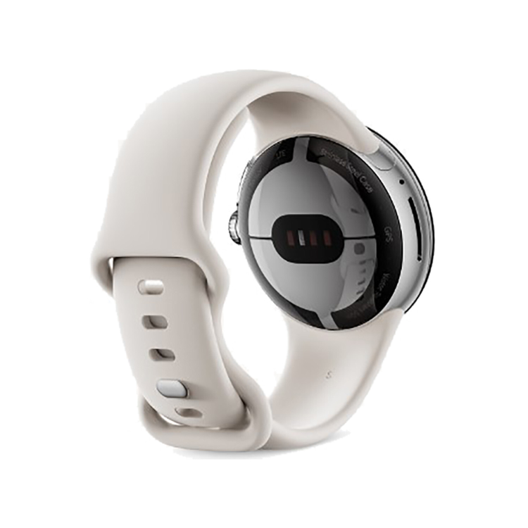 Google Pixel Watch 1 41mm Silver Aluminium Case with Chalk Strap 4G Smartwatch