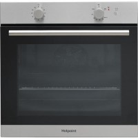 GRADE A3 - Hotpoint GA2124IX Single Gas Oven - Stainless Steel