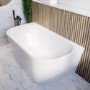 GRADE A2 - Freestanding Double Ended Back to Wall Bath 1700 x 800mm - Gable