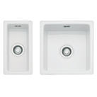 Franke GAK11017/11039DP Galassia Undermount 1.5 Bowl Ceramic Sink and Tap Propack