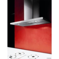Elica GALAXY-80-SS-WH GALAXYSSWH80 Galaxy 80cm Chimney Cooker Hood Stainless Steel and White Glass
