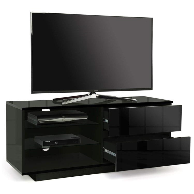 MDA Designs Gallus TV Cabinet in Black High Gloss - up to 55 inch