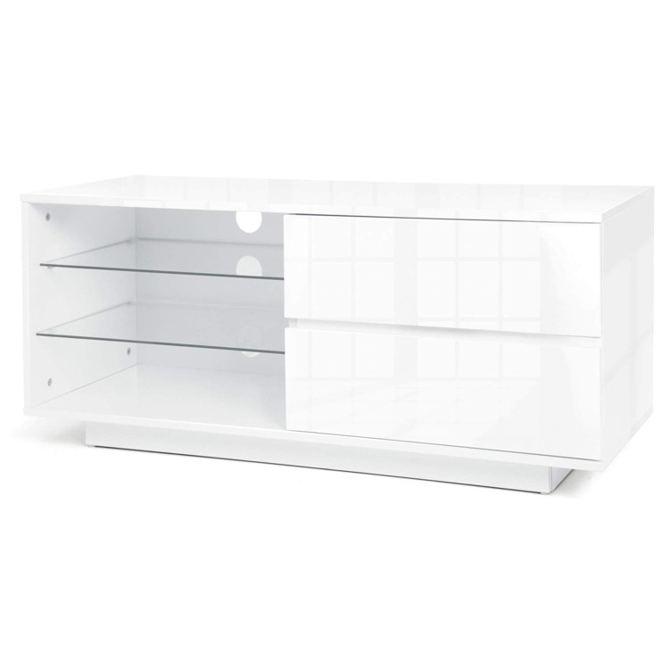 MDA Designs Gallus TV Cabinet in High Gloss White - up to 55 inch