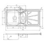 1.5 Bowl Undermount Stainless Steel Kitchen Sink - Essence