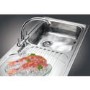 Single Bowl Inset Chrome Stainless Steel Kitchen Sink with Left Hand Drainer - Franke Galassia