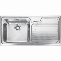 Franke GAX611R Galassia Single Bowl Stainless Steel Sink with Right Hand Drainer