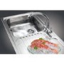 Franke GAX611R Galassia Single Bowl Stainless Steel Sink with Right Hand Drainer