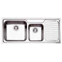 Franke GAX621R Galassia 1.75 Bowl Right Hand Drainer Stainless Steel Sink