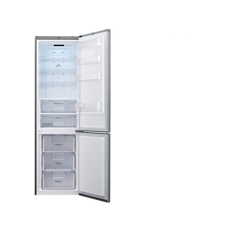 LG GBB530PZCFS NoFrost Freestanding Fridge Freezer Silver