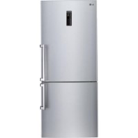 LG GBB548PZQZB 70cm Wide Freestanding Fridge Freezer Shiny Steel