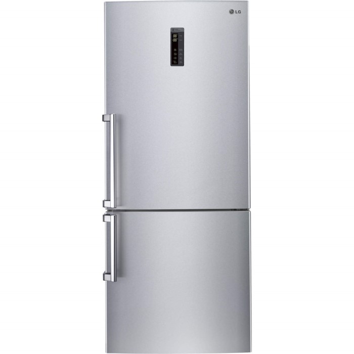 LG GBB548PZQZB 70cm Wide Freestanding Fridge Freezer Shiny Steel Appliances Direct