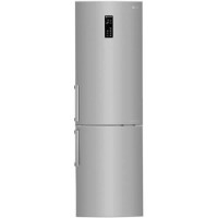GRADE A1 - LG GBB59PZFZB 1.9m Tall A++ Freestanding Fridge Freezer Shiny Steel