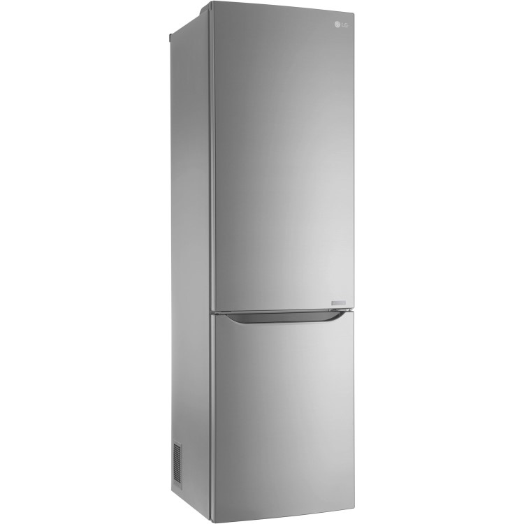 LG GBB60PZJZS Extra Efficient Freestanding Fridge Freezer - Shiny Steel
