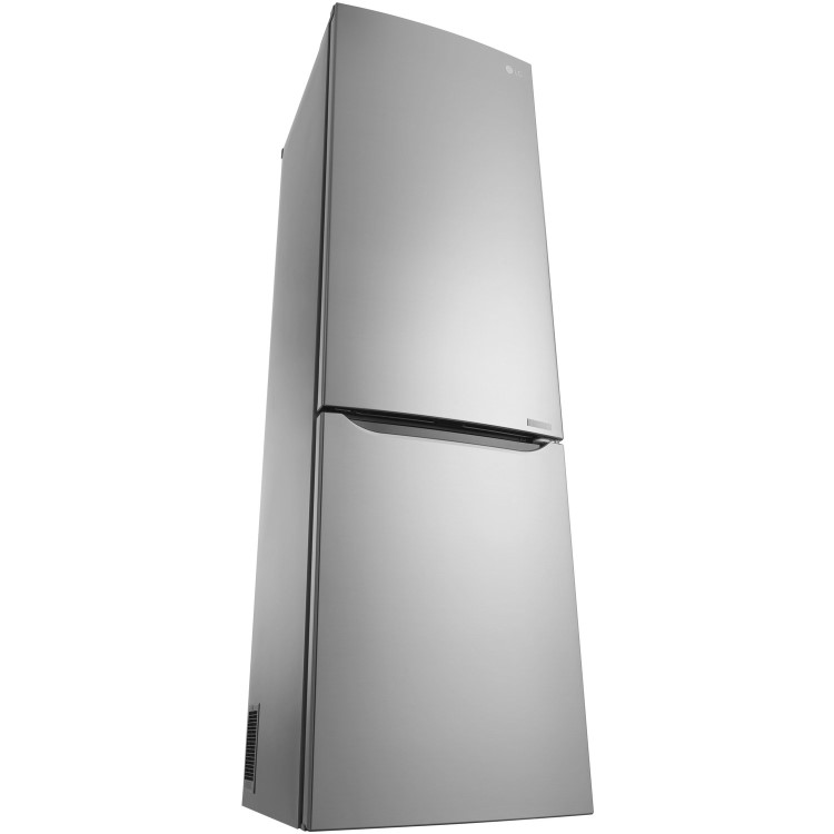 LG GBB60PZJZS Extra Efficient Freestanding Fridge Freezer - Shiny Steel