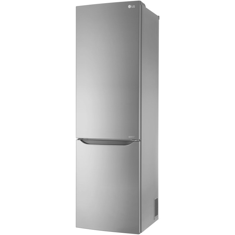LG GBB60PZJZS Extra Efficient Freestanding Fridge Freezer - Shiny Steel