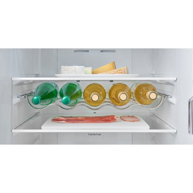 LG GBB60PZJZS Extra Efficient Freestanding Fridge Freezer - Shiny Steel