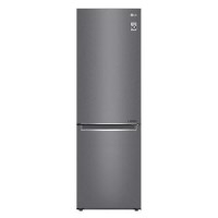 LG 341 Litre 60/40 Freestanding Fridge Freezer - Stainless steel