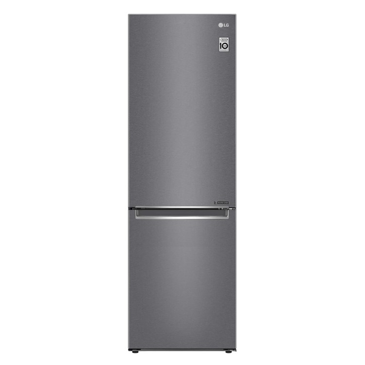 LG 341 Litre 60/40 Freestanding Fridge Freezer - Stainless steel