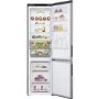 LG NatureFRESH 384 Litre 70/30 Freestanding Frost Free Fridge Freezer - Silver