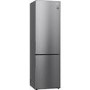LG NatureFRESH 384 Litre 70/30 Freestanding Frost Free Fridge Freezer - Silver