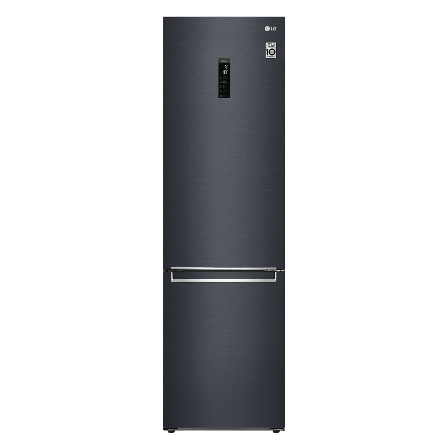 LG 340 Litre 70/30 Freestanding Fridge Freezer - Matte Black