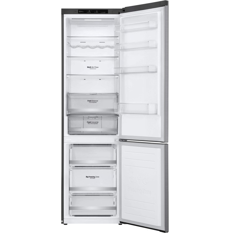 LG GBB72PZEFN Freestanding 70/30 Fridge Freezer With Linear Compressor - Stainless Steel