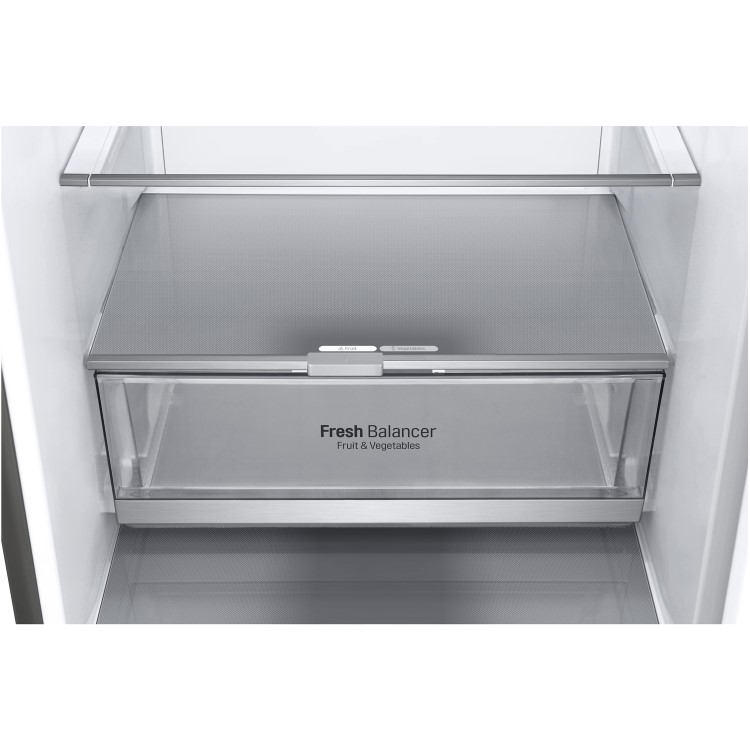 LG GBB72PZEFN Freestanding 70/30 Fridge Freezer With Linear Compressor - Stainless Steel