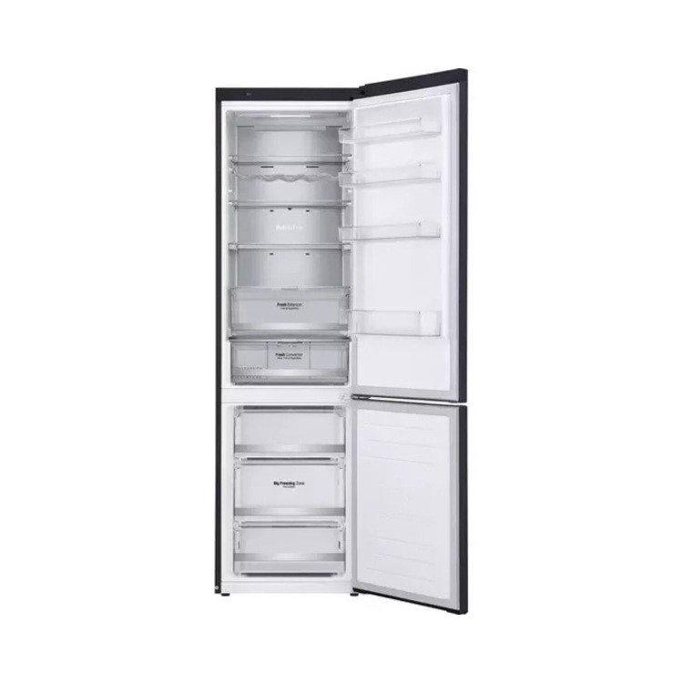 Refurbished LG Centum GBB92MCABP Freestanding 384 Litre 70/30 Frost Free Fridge Freezer Matte Black