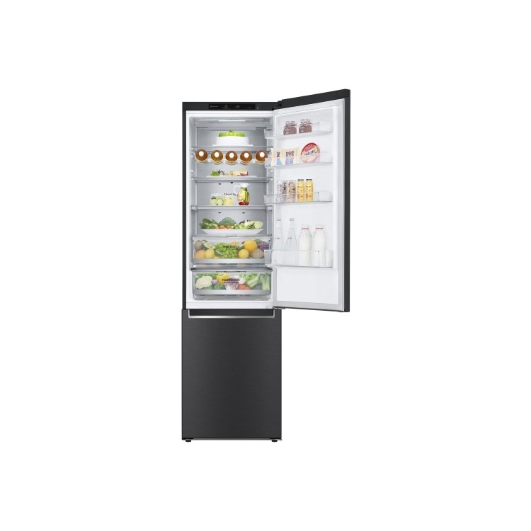 LG 384 Litre 70/30 Freestanding Fridge Freezer - Black