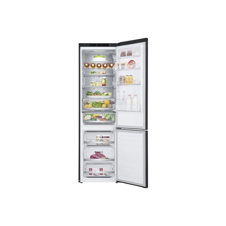 LG 384 Litre 70/30 Freestanding Fridge Freezer - Black