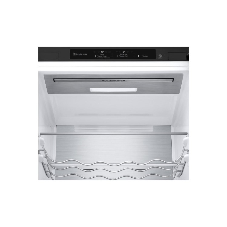 LG 384 Litre 70/30 Freestanding Fridge Freezer - Black