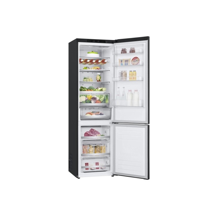 LG 384 Litre 70/30 Freestanding Fridge Freezer - Black