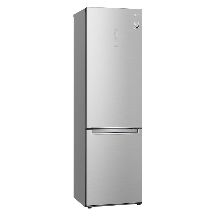 LG 384 Litre 70/30 Freestanding Fridge Freezer - Stainless Steel