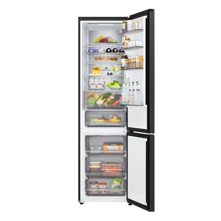 LG NatureFRESH 375 Litre 60/40 Fridge Freezer - Black