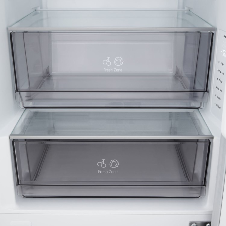 LG NatureFRESH 333 Litre 60/40 Fridge Freezer - Silver