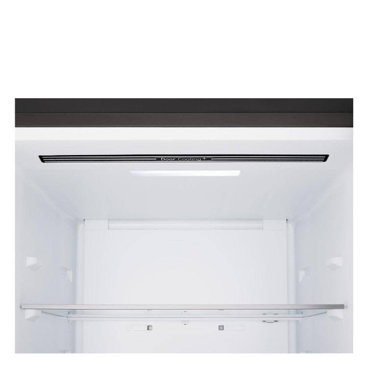 LG 333L 60/40 Freestanding Fridge Freezer - Black