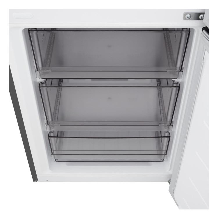 LG 333L 60/40 Freestanding Fridge Freezer - Black