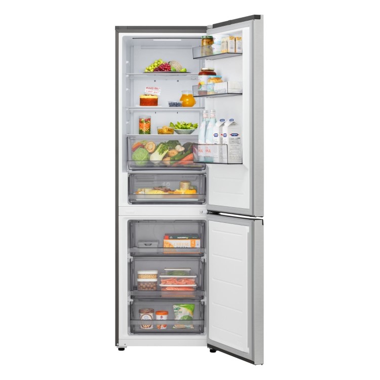 LG NatureFRESH 333 Litre 60/40 Fridge Freezer - Silver