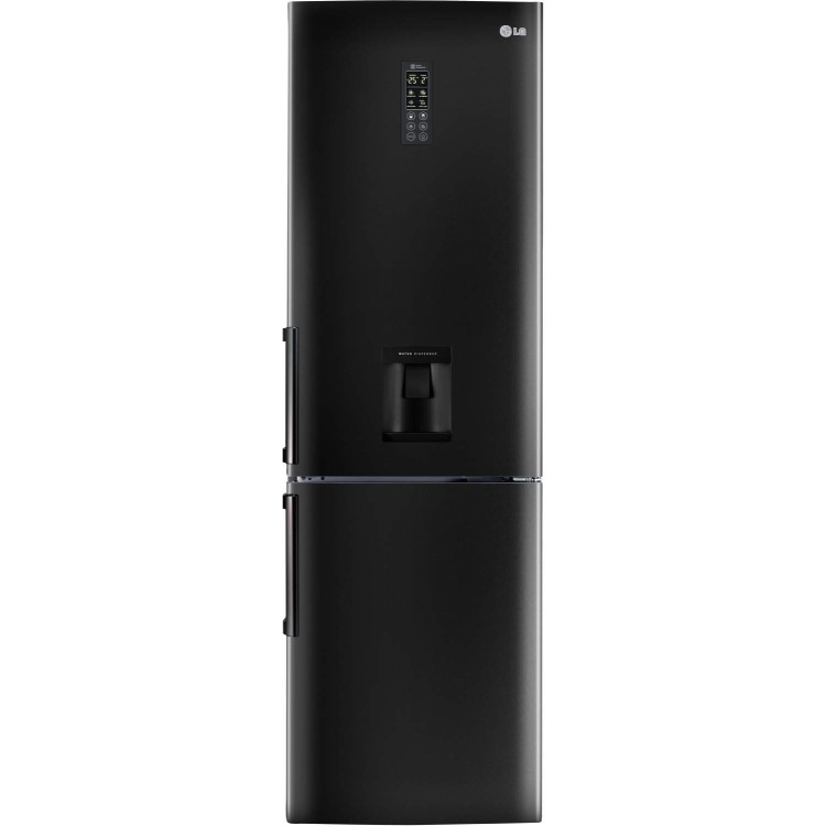 LG GBF539WBQWB Freestanding Fridge Freezer Black With Non-plumbed Water Dispenser