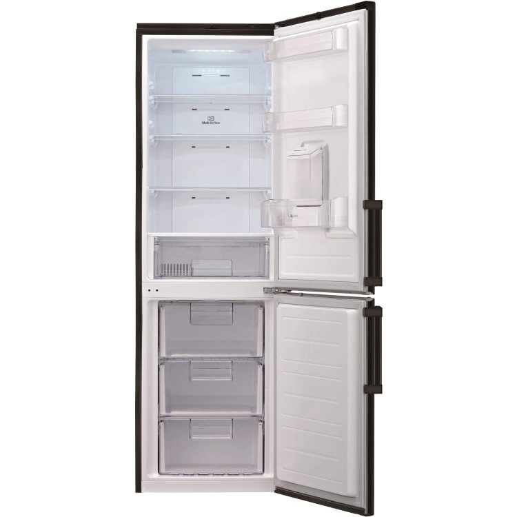 LG GBF539WBQWB Freestanding Fridge Freezer Black With Non-plumbed Water Dispenser