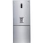 LG GBF548PZDZH 70/30 Frost Free Freestanding Fridge Freezer With Water Dispenser - Steel