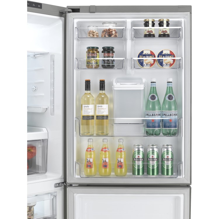 LG GBF548PZDZH 70/30 Frost Free Freestanding Fridge Freezer With Water Dispenser - Steel