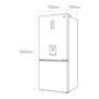 LG GBF548PZDZH 70/30 Frost Free Freestanding Fridge Freezer With Water Dispenser - Steel