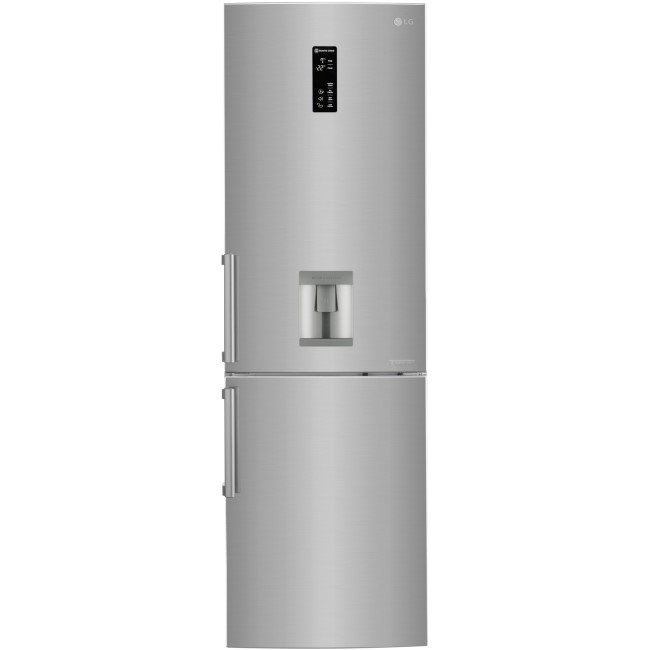 GRADE A2 - LG GBF59PZKZB Premium Extra Efficient Frost Free Freestanding Fridge Freezer With Water Dispenser - Stainless Steel
