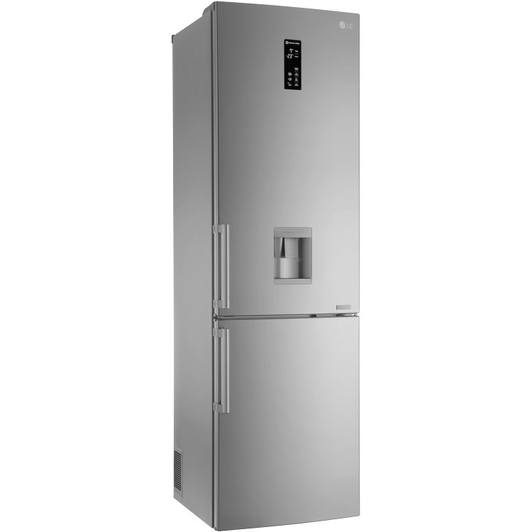 LG GBF60NSFZB 2010x60cm 375L Freestanding Fridge Freezer With Non-plumbed Water Dispenser - Premium Steel