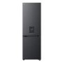 LG Fit & Max 332L 60/40 Freestanding Fridge Freezer - Black