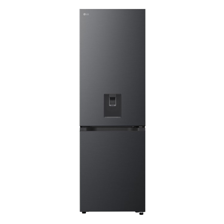 LG Fit & Max 332L 60/40 Freestanding Fridge Freezer - Black