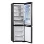 LG InstaView™ 349 Litre 60/40 Fridge Freezer - Black
